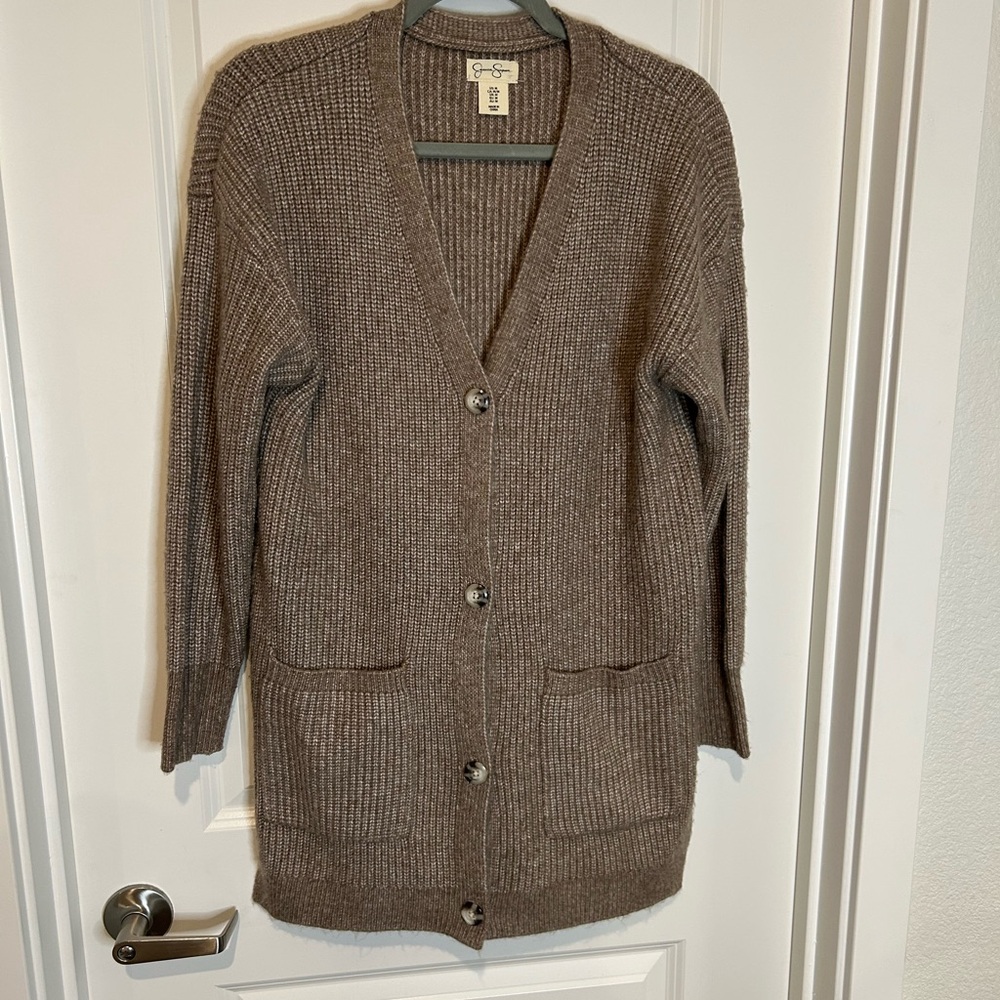 Cozy Brown Cardigan Sweater